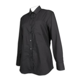 R296 custom-made women's long-sleeved shirt, professional shirt, TC Khmer, shirt supplier R296 custom-made women's long-sleeved shirt, professional shirt, TC Khmer, shirt supplier